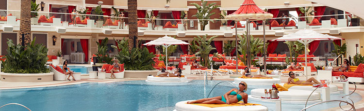 Las Vegas Pool Parties Daylife VIP Cabana Rental